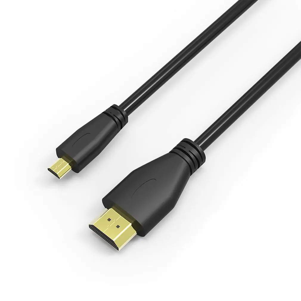 Изысканный прочный 0 5 м Микро Тип Hdmi совместимый Штекерный адаптер конвертер