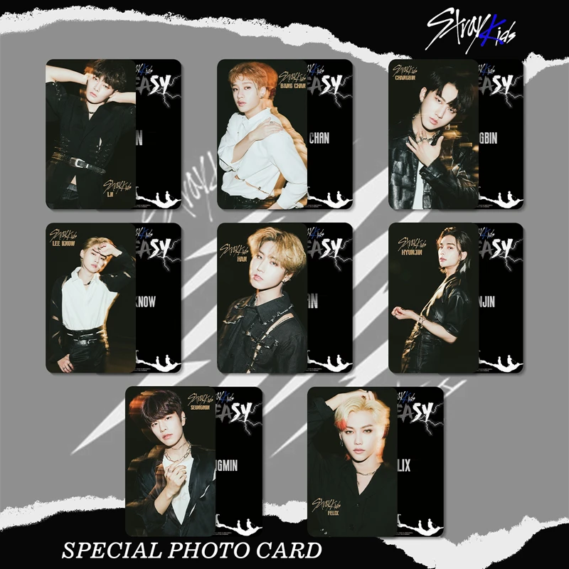 8 шт./компл. альбом Stray Kids открытка-карточка для фотографий 9*5 4 см подарки Fens |