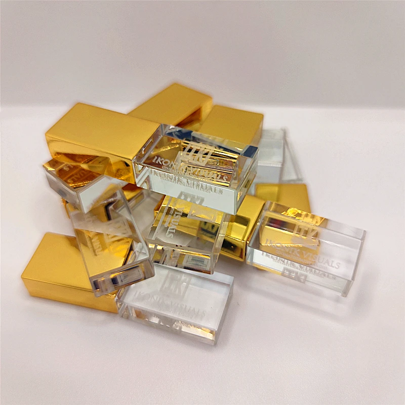 

80 pcs/lot Crystal Metal Flash drive USB3.0 High-speed Memory Stick