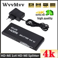 4k 1x4 hdmi splitter full hd 1080p video hdmi 1 in 4 out switch switcher display for smart tv monitor projector mi box3 ps4