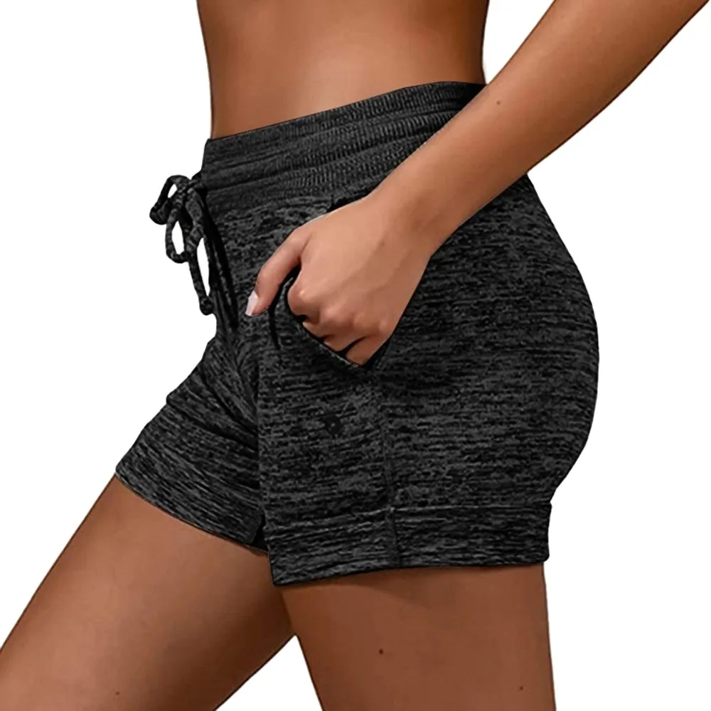 

Puimentiua New Women Sport Yoga Shorts Women Seamless Shorts Short Fitness Elastic Running Outdoor Broadcloth Gym Short Pants