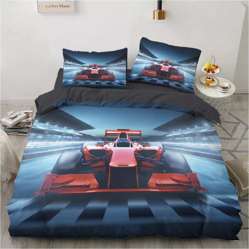 

Custom 3D Duvet Cover Set,Luxury Bedding Set King/Queen/Double Size,Print Quilt Cover Set,2/3PCS bedclothes,Bed Set Sports car