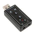 7,1 USB стерео аудио адаптер внешняя звуковая карта для Windows XP2000Vista7 3D USB аудио адаптер для ПК и ноутбука