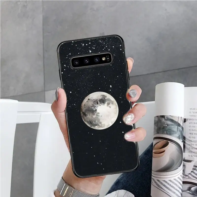 

Moonlight Moon phases Earth universe Phone Case For Samsung S6 S7 edge S8 S9 S10 e plus A10 A50 A70 note8 J7 2017
