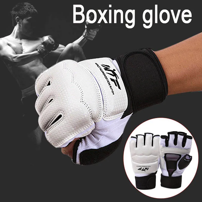 Прочные Перчатки для тхэквондо каратэ спортивные боксерские перчатки защита
