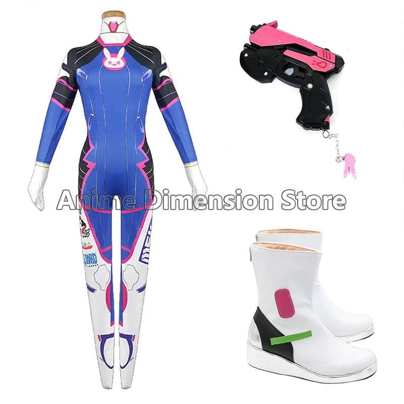Костюм для косплея D.Va костюм два песни Хана сиамские колготки Женский на