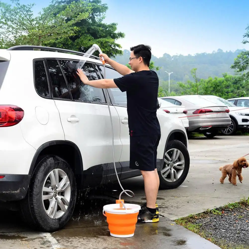 

Аккумуляторная батарея W6r3 для душа, походный портативный светодиодный светильник для душа, водонепроницаемая Встроенная батарея