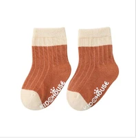 0 3y 3pairslot new baby socks boneless combed cotton newborn socks color matching baby socks dispensing childrens socks