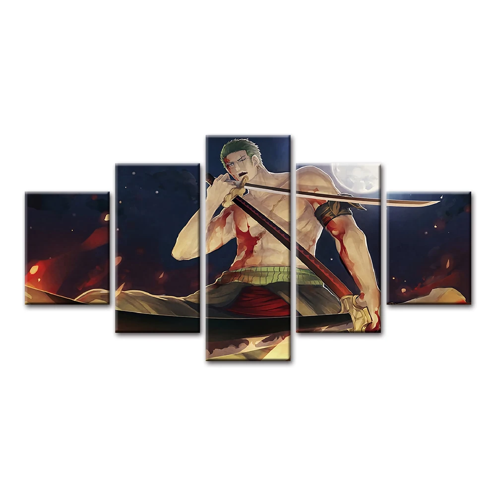HD печати живопись Одна деталь домашний декор холст Roronoa плакат &quotZoro&quot модульный
