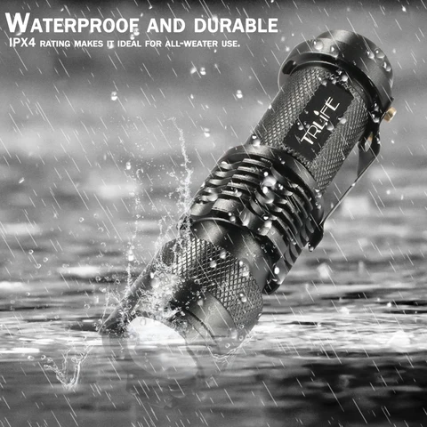 TRLIFE Мини-фонарик Q5 T6 черный