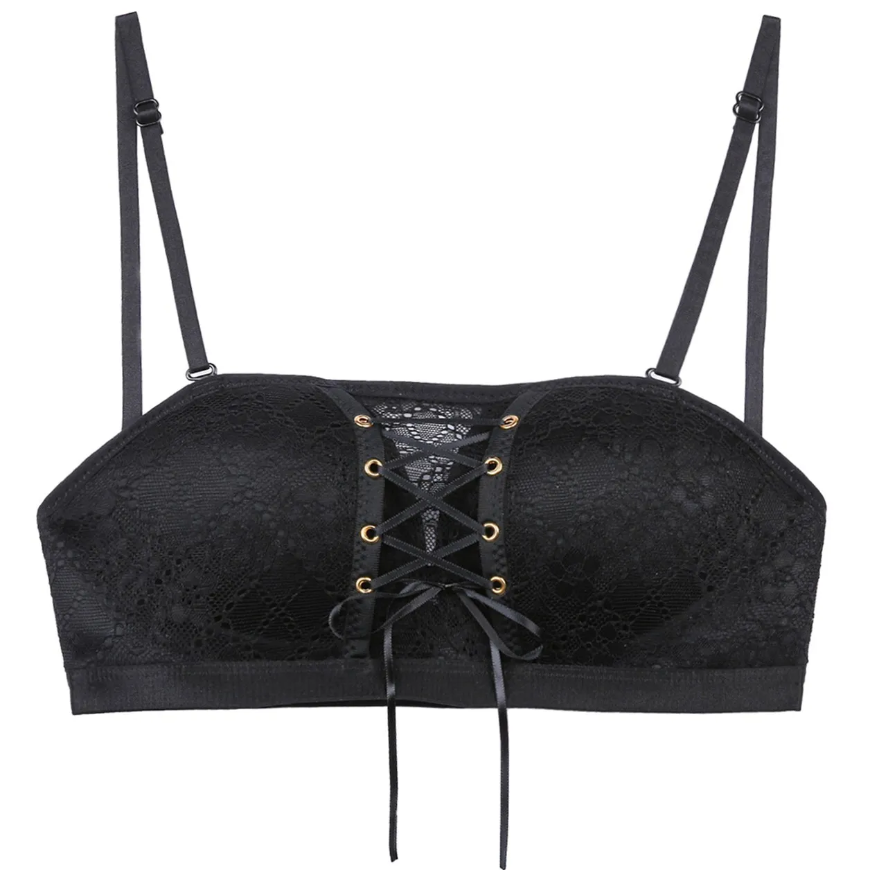 

Sexy Sports Bra Strapless Front Buckle Lift Bra Push Up for Women Strapless Wireless Anti-Slip Invisible Push Up Sport Bra