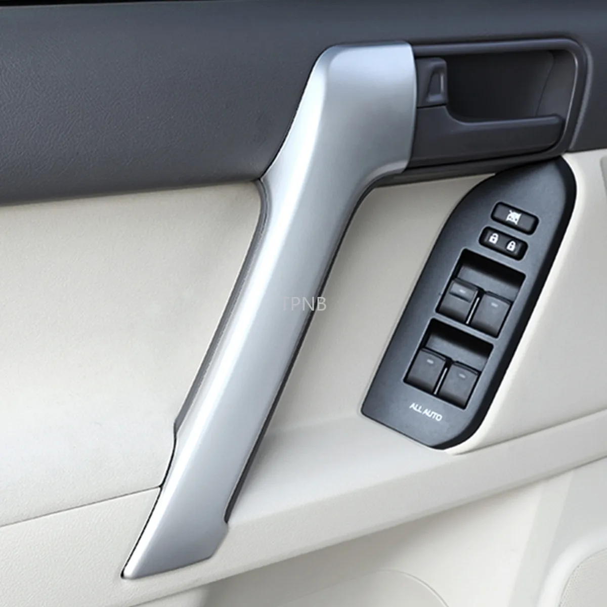 Для Toyota Land Cruiser Prado 150 2010 2011 2012 2013 2014 2016 2017 2018 FJ150 матовое серебро передней двери