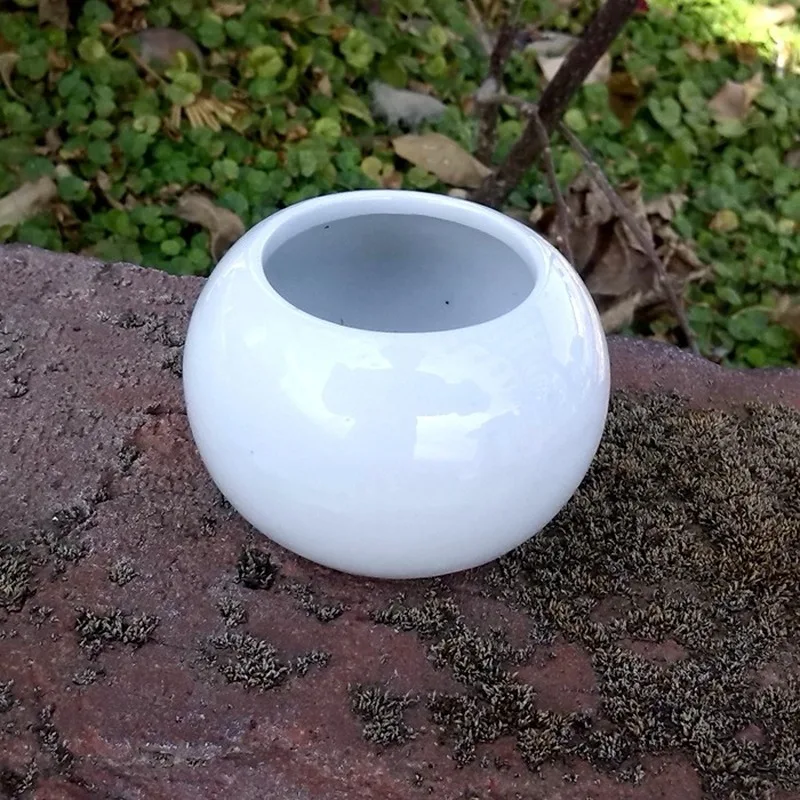 Керамический горшок для растений с отверстием слива современный декоративный