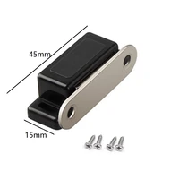 10pcslot black plastic small magnetic door catches kitchen cupboard wardrobe cabinet latch catch cabinet hardware
