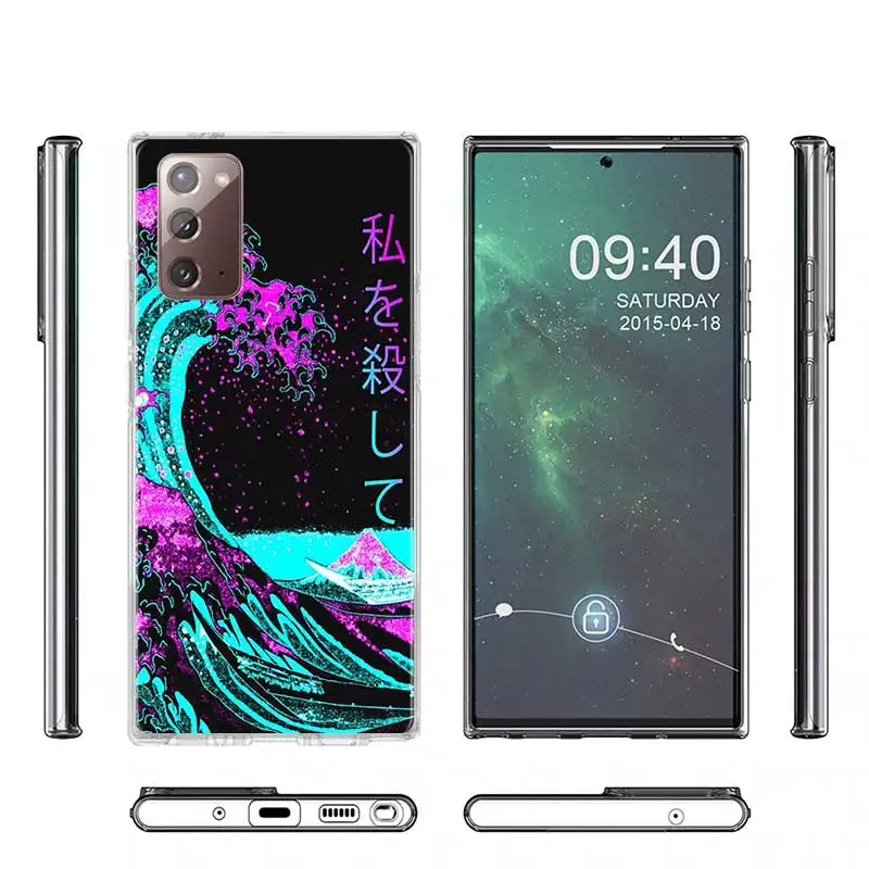 

Hokusai The Great Wave Silicone Case for Samsung Galaxy Note 20 5G Note 20 Ultra 5G Fashion Soft TPU Back Cover Funda Coque