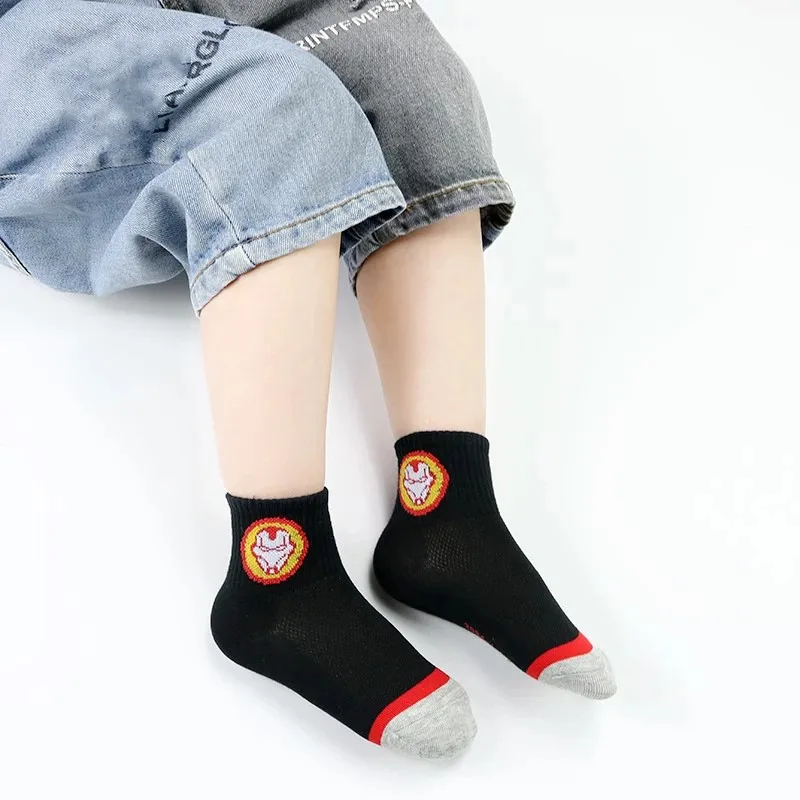 Детские носки весна-лето супергерой стиль колледжа косплей мультфильм удобные