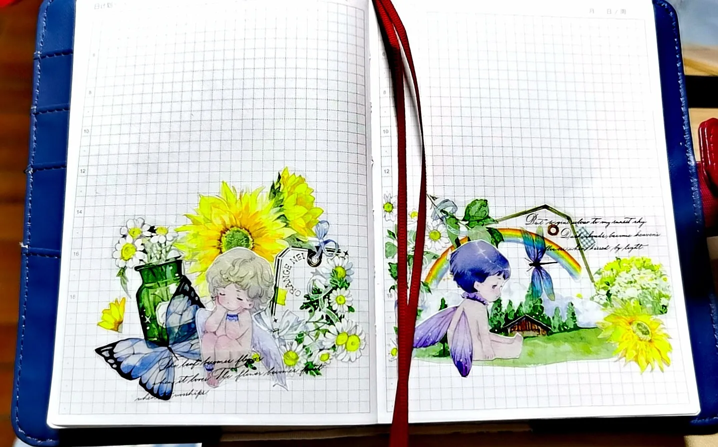 

Special Oil Garden of Eden Kawaii Washitape Girl Boy Decorative PET Tape Journal Stickers Journaling Stationery