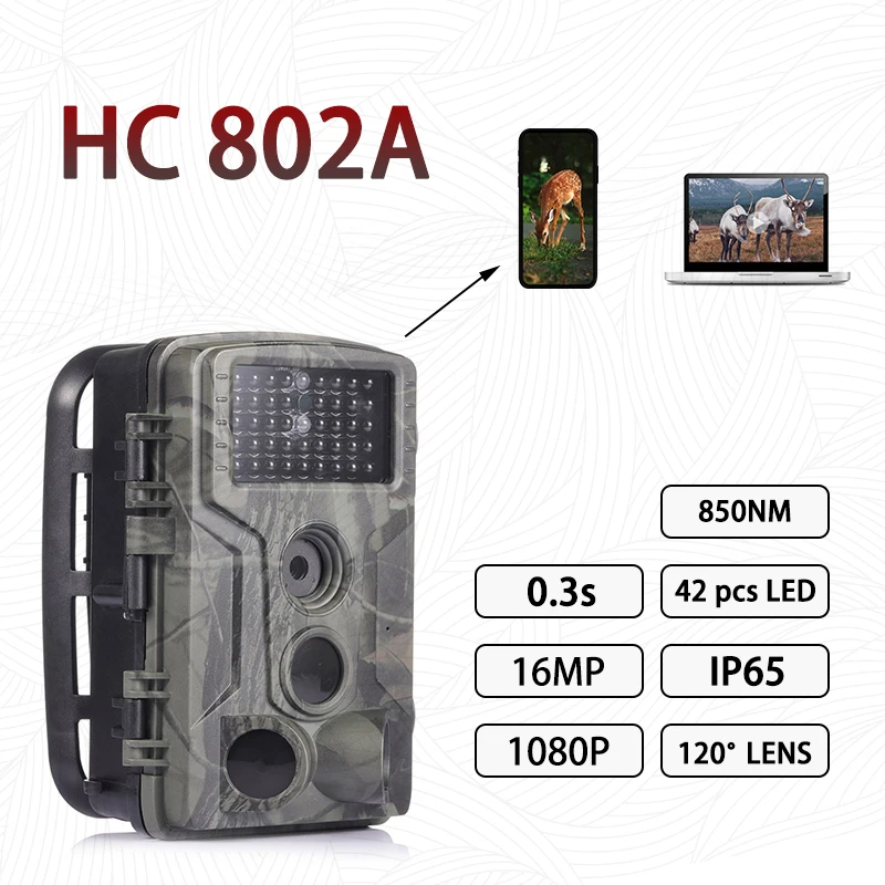 802 A Suntekcam 300 м 300a 801a 801LTE 4G Охота Камера 12MP 940nm Ночное видение MMS GPRS фото ловушки trail Камера Hunter Cam Dropship - Цвет: 802 A