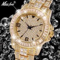 diamond classic gold watch men top brand luxury men watch waterproof male clock full diamond quartz iced out watch