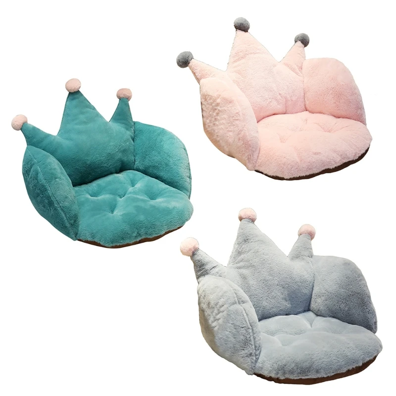 

Winter Bed Solid Color Crown Shaped Pet Plush Pillow Stuffed Seat Cushion Dropshipping