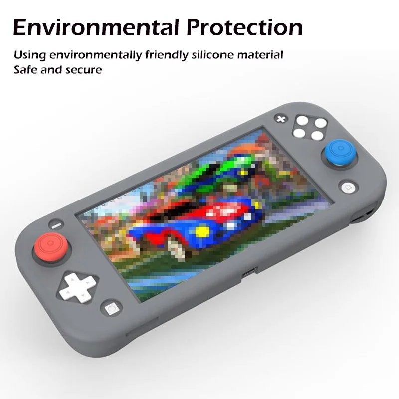 Силиконовый чехол для Nintendo Switch Lite розовый милый цветной задняя крышка аксессуары