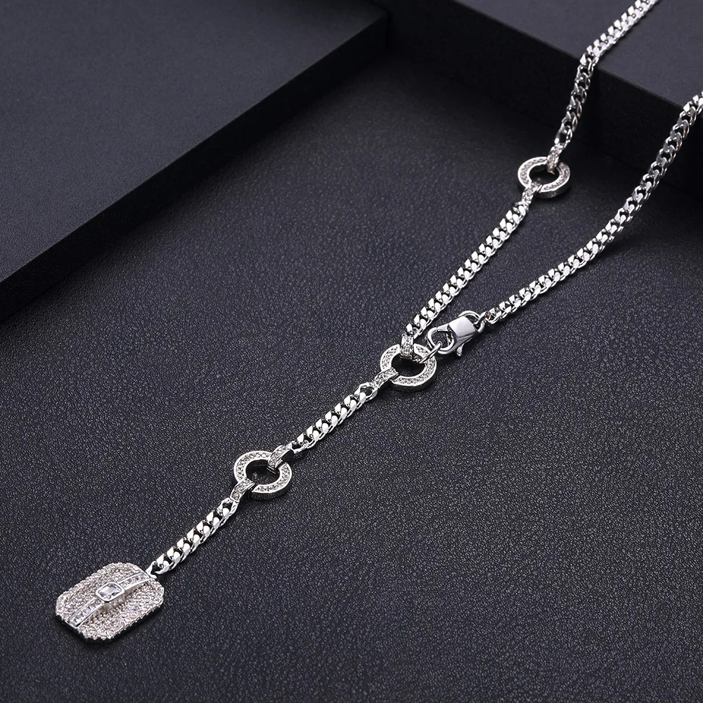 Accking Роскошные блестящие цепи для женщин и мужчин вечерние Дубай африканского