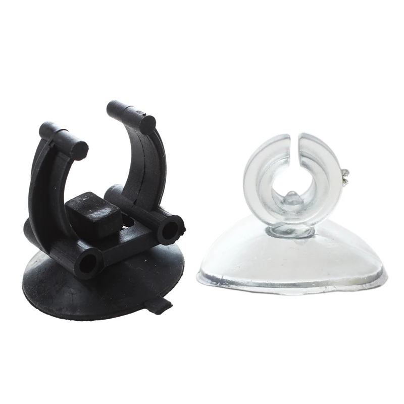 

2 шт. пластиковые зажимы для аквариумного нагревателя держатель 33 мм Диаметр присоски черный и 10 X аквариум для аквариума держатель для возд...