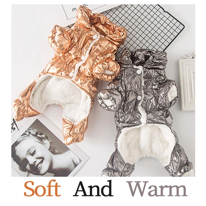 Непромокаемая одежда для собак осенне зимняя бархатная Толстая универсальная