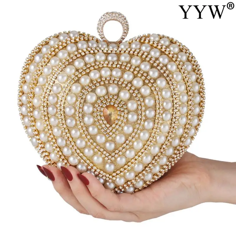 Изысканный женский клатч металлическая вечерняя сумка с надписью Стразы Love