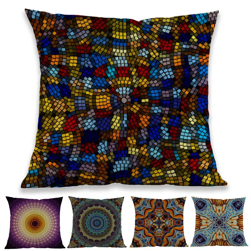 Геометрический эстетический цветочный дизайн маленький ромбовидный узор