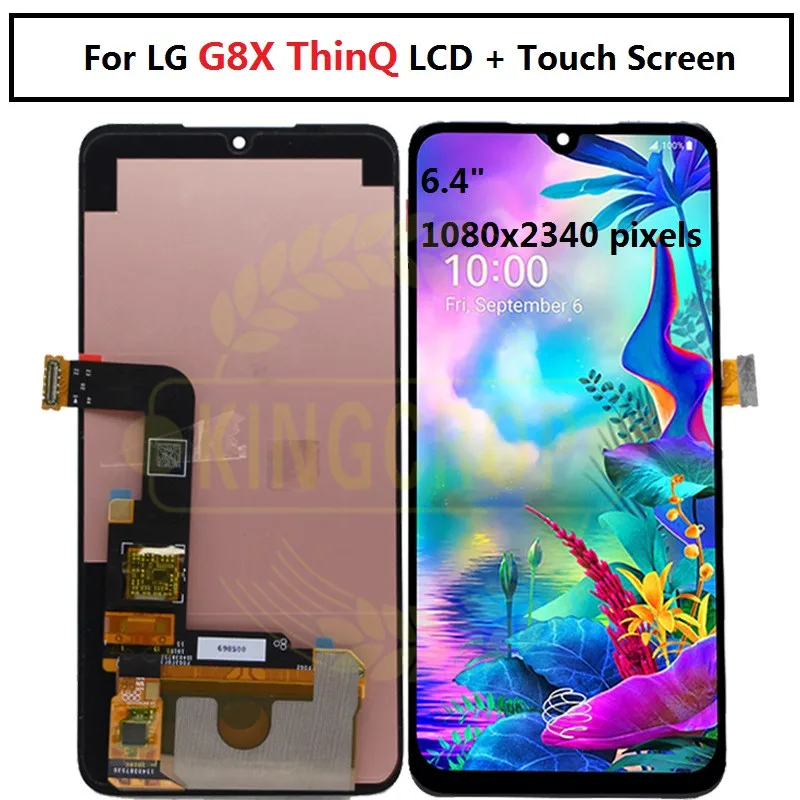 Для LG G8s дисплей LMG810 LM-G810 LMG810EAW Touch для G8X экран дигитайзер в сборе ThinQ v50s LCD с рамкой -