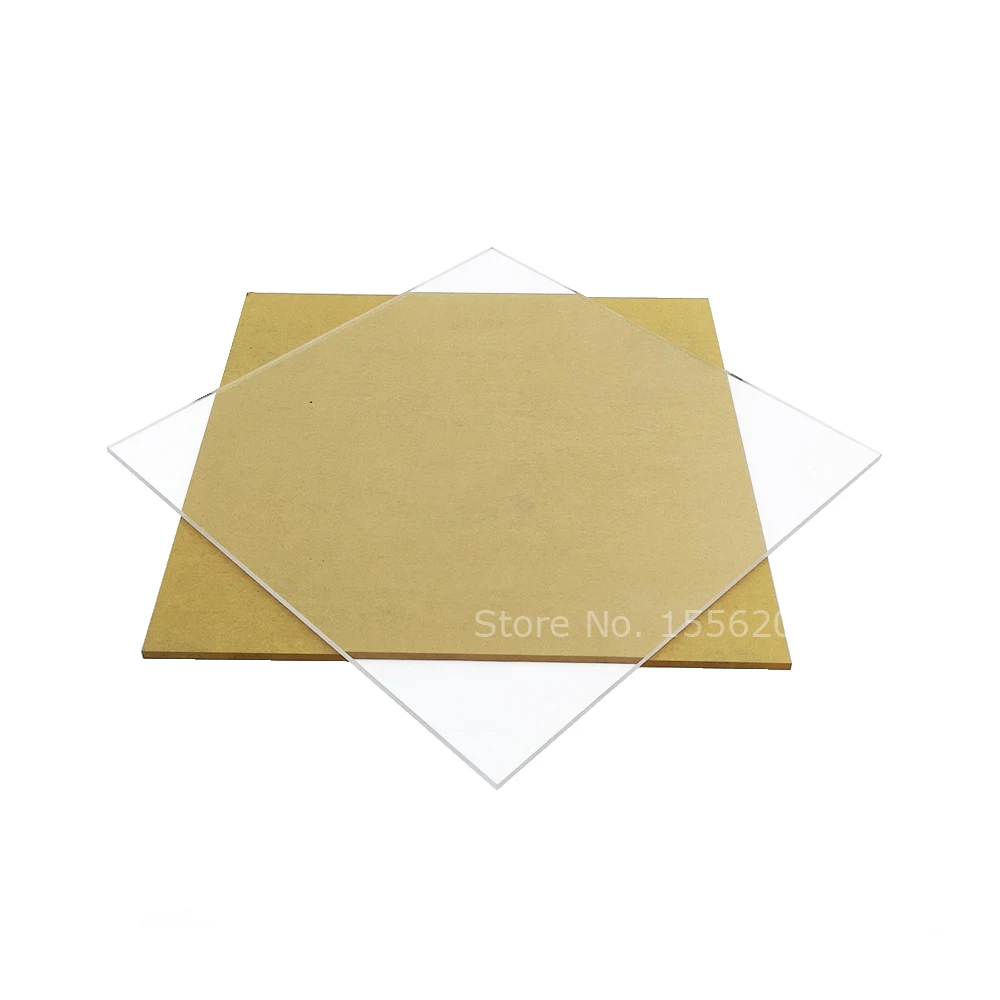 Прозрачный литой акриловый квадратный лист 3 мм из плексигласа для картинных