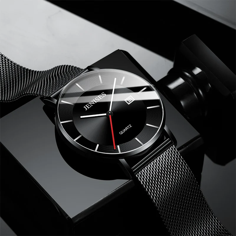 

New Watch Men's Trendy Waterproof Quartz Watch High School Junior High School Students Ultra-thin All-match Fashion Watch WA03