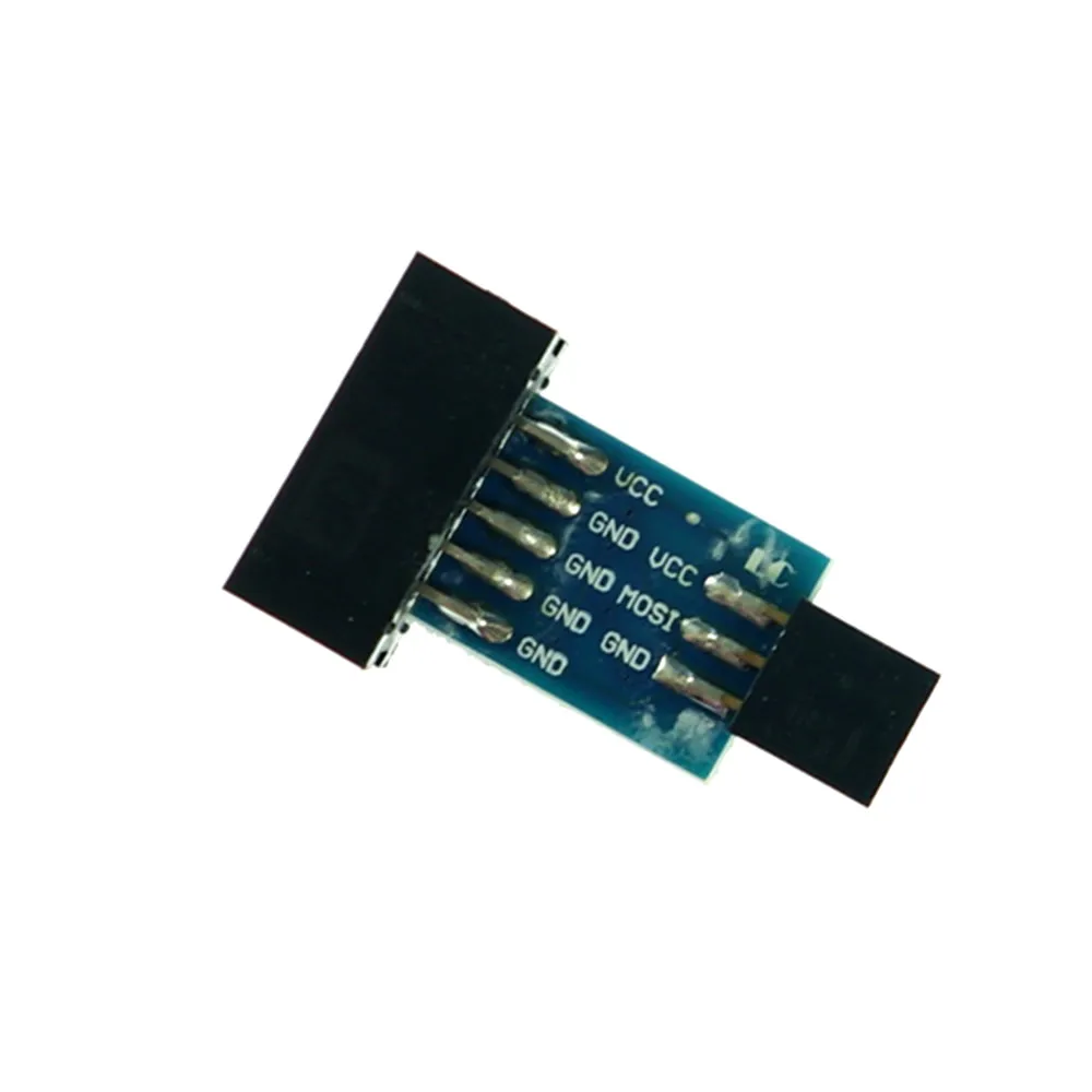 Преобразователь 10 контактов в 6 для стандартной платы адаптера ATMEL STK500 AVRISP USBASP ISP
