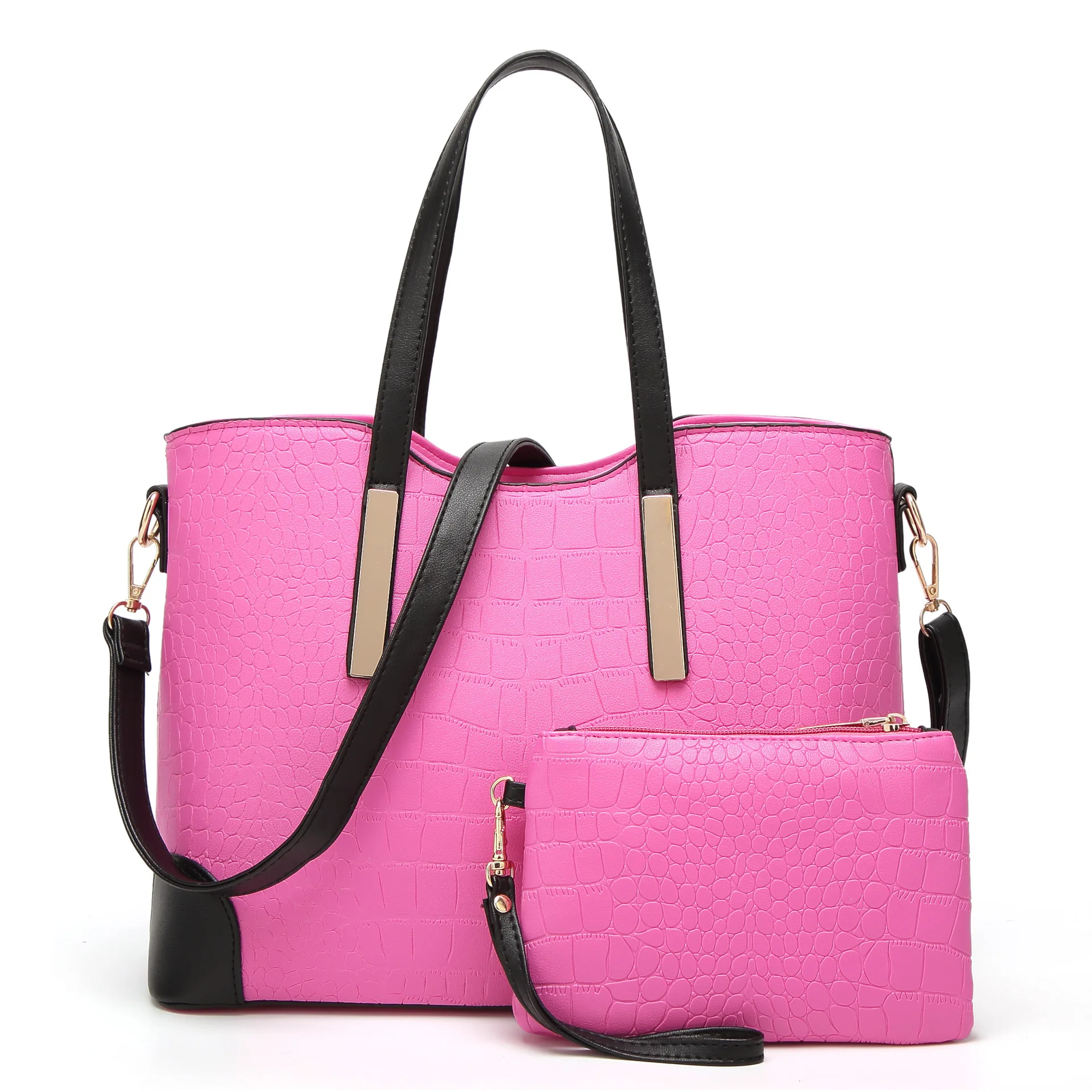 Женские сумки 2 комплекта из искусственной кожи модные дизайнерские на плечо