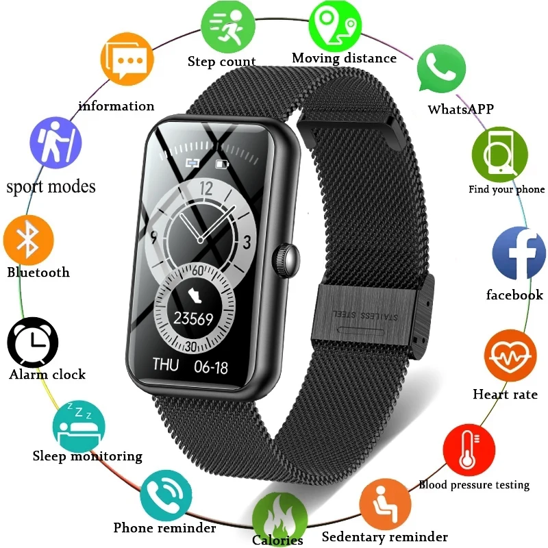 

2021 New Smart Watch Women Fashion Smartwatch Men Fitness Tracker Sports Bracelet for Huawei IOS Android phone Ladies Smartwatch