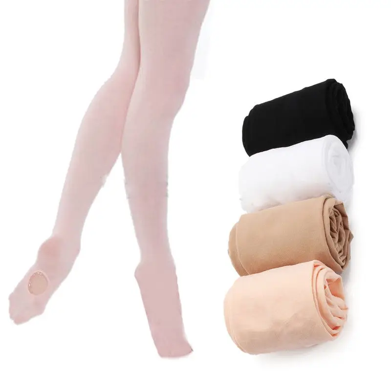 

2023 New Fashion Casual Stretch Convertible Tights Dance Solid Stocking Ballet Pantyhose Kids Adults S M L 4Colors Hot