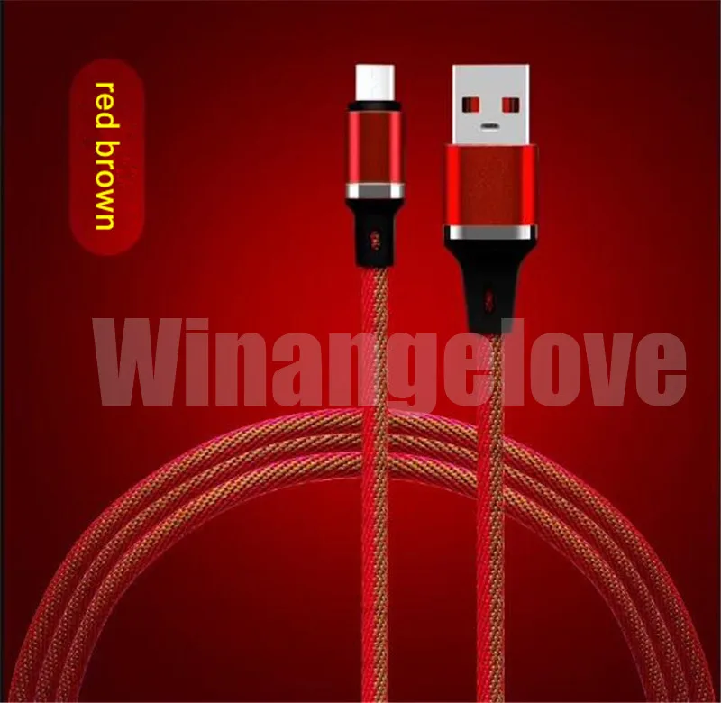 Фото 1 м алюминиевый сплав тканевый плетеный нейлоновый micro usb кабель для зарядного 1 м алюминиевый сплав тканевый плетеный нейлоновый micro usb кабель для зарядного