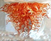 house decoration light murano glass art chihuly style modern stair pendant lamps