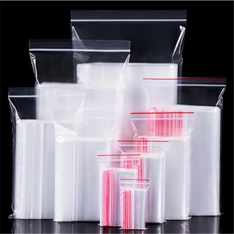 100 Женская самозапечатывающаяся сумка для хранения маленькая герметичная