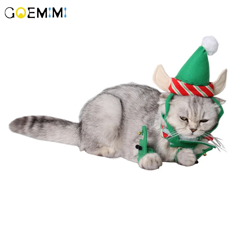 Новогодняя Милая одежда для косплея питомца женская шляпа большая собака