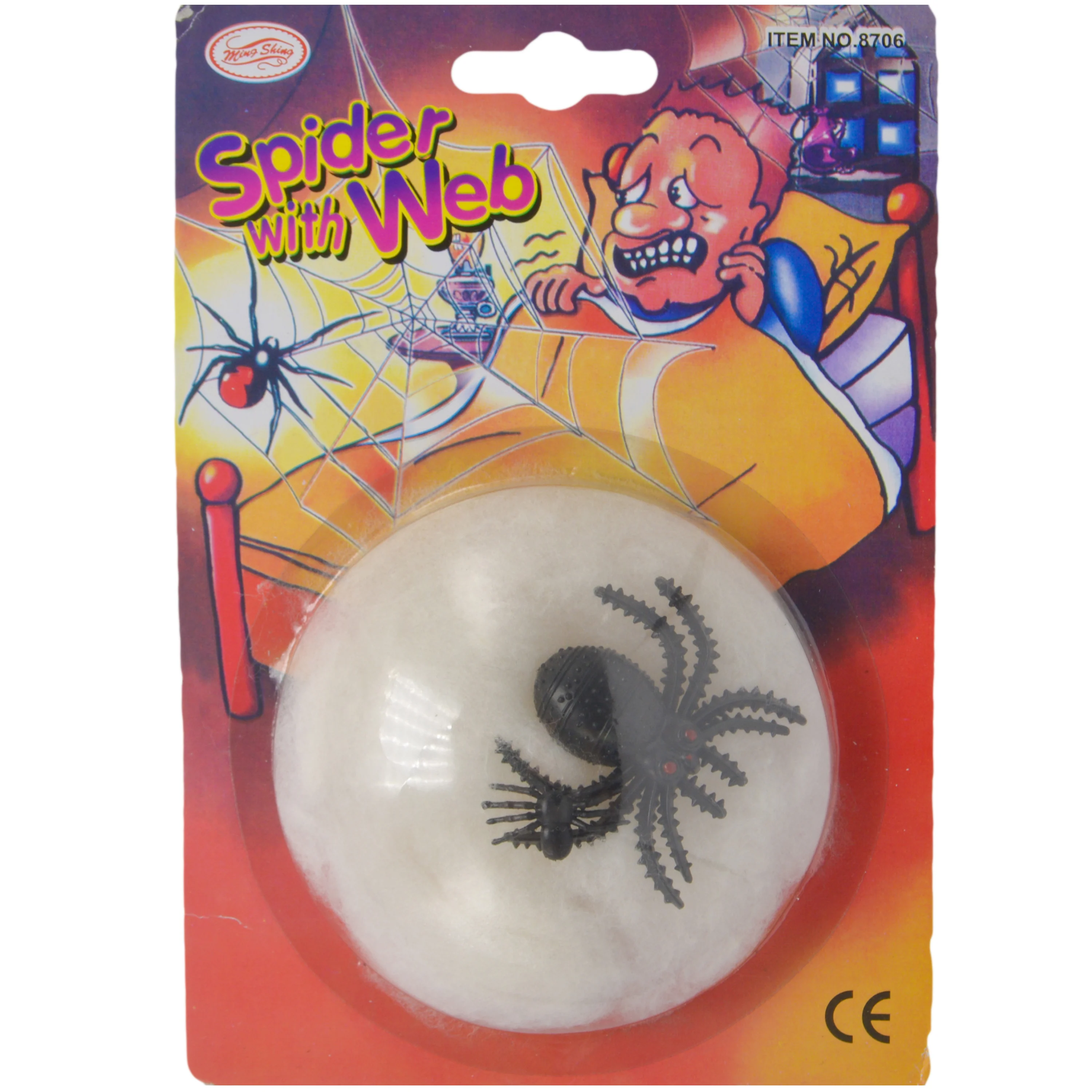 

SHENGYI паук с паутиной реквизит для страшвечерние на Хэллоуин паутина Паук Паутина страшное украшение на Хэллоуин для бара дом с привидениями