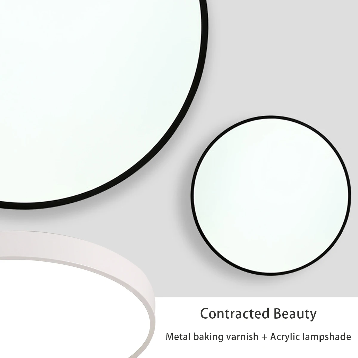 

12/18W Ceiling Light Ultra-thin LED Round Panel Light Surface Mounted Panel Ceiling Lamp Modern Home Lighting Decoration