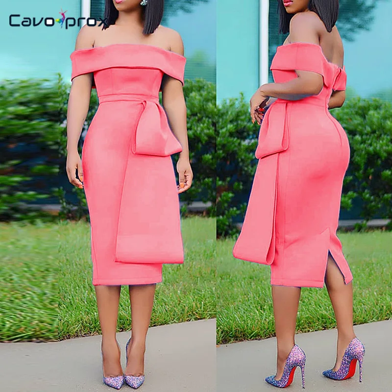 Женское платье с открытыми плечами элегантное облегающее вечернее уличная