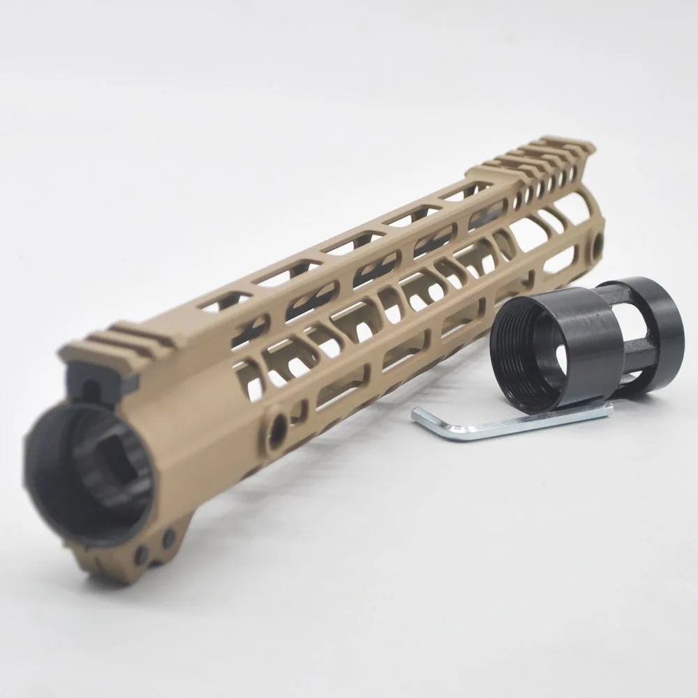 Aplus 12 ''дюймовый M-lok зажимной стиль Handguard Rail Free Float Mount system алюминиевый Ultraligh дизайн Fit. 223/5. 56 Tan печатных