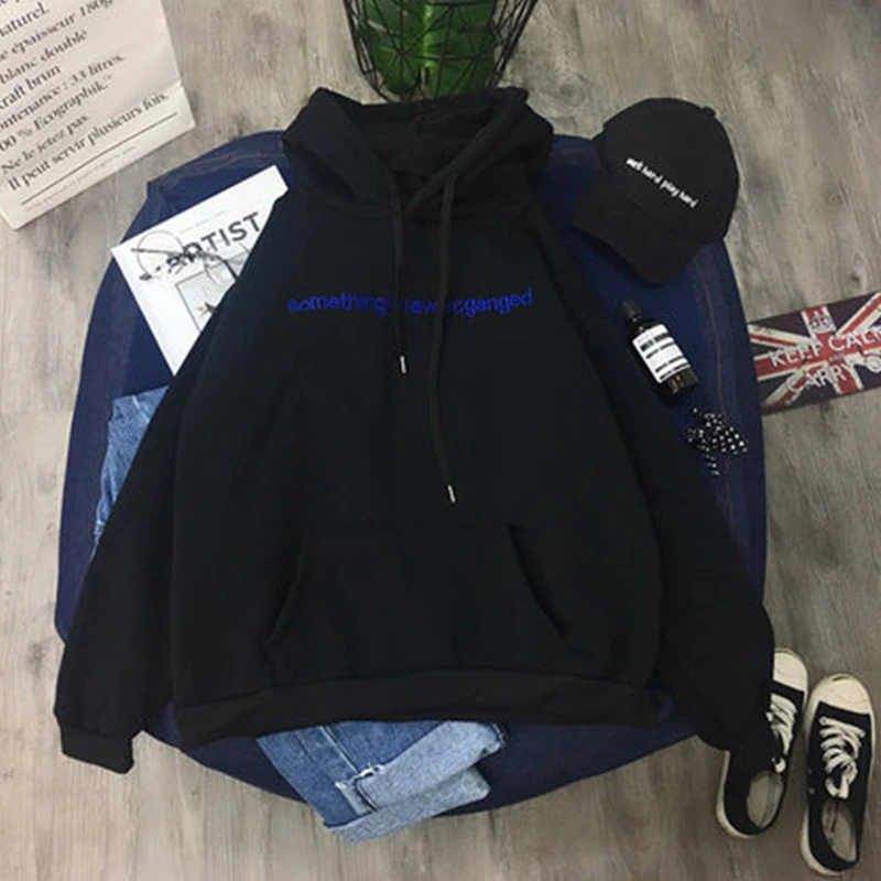 Свободная одежда с капюшоном tide ins super fire Одежда Женская осенне-зимняя новая бархатная плотная куртка с длинными рукавами Размер Топ