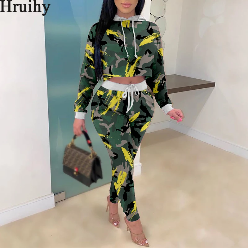 

Tie Dye Sets Women Hoodied Sweatshirt Long Sleeve Long Pants Sport Sets Womens Outfits Elasitc Waist Fashion Fitness 2 Piece Set