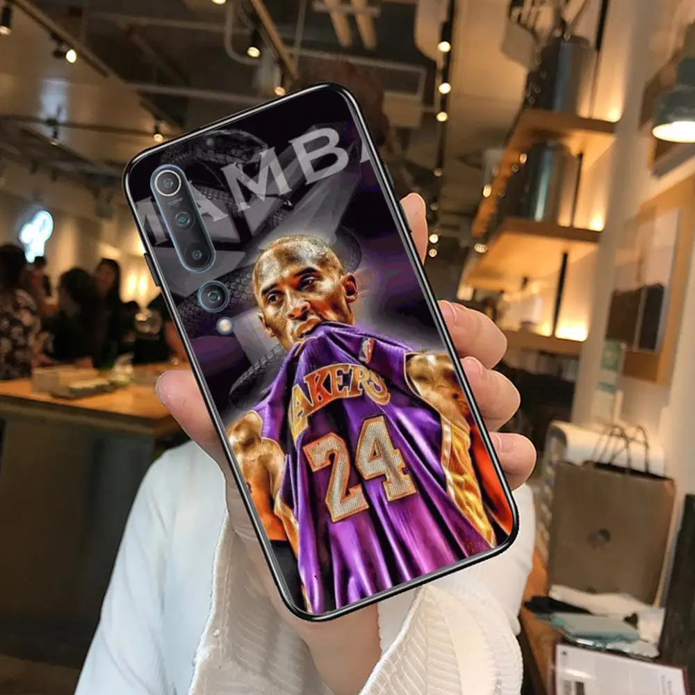 

Basketball K-Kobe No. 24 Phone Case For xiaomi mi11 5g 10 liti Ultra 9Pro SE 3 8 Note Anime Black Cover Silicone Back Pretty tpu