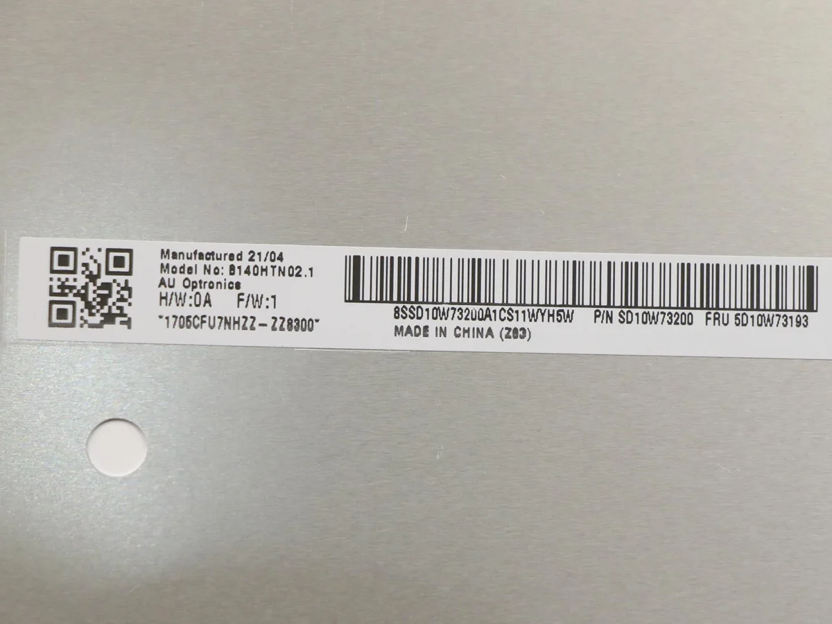 ЖК-экран для ноутбука 14 0 дюйма B140HTN02.1 подходит планшетов Lenovo ThinkBook G3 ideapad 3-14 V14 G2