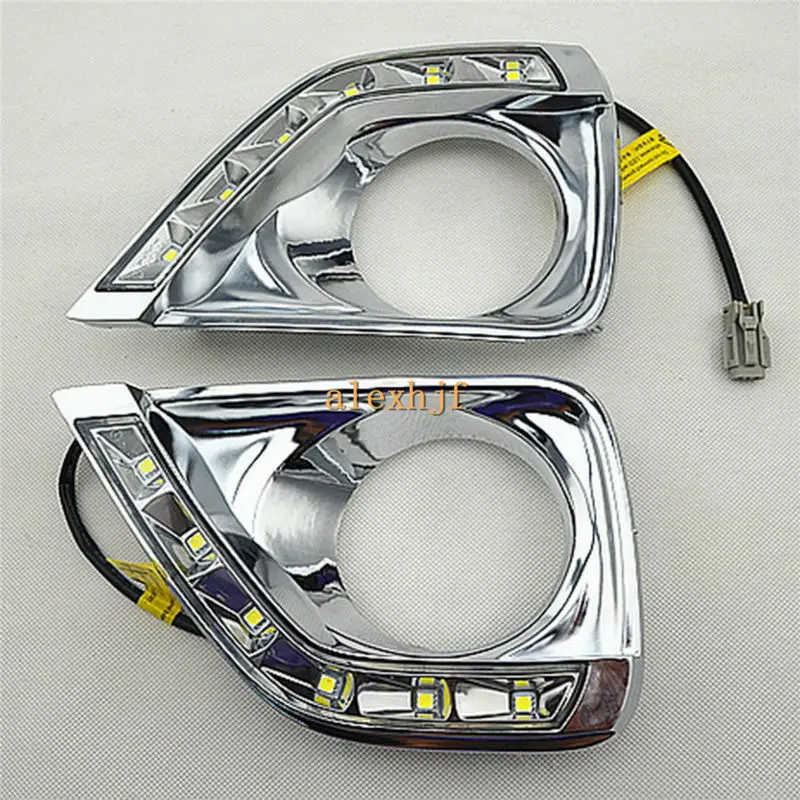 Июля King светодиодный Габаритные огни DRL Светодиодный светильник тумана чехол для